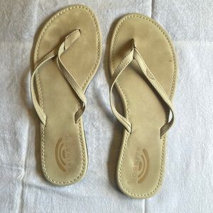 White/cream rainbow sandals